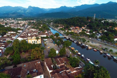 Paraty，巴西里约热内卢鸟瞰图