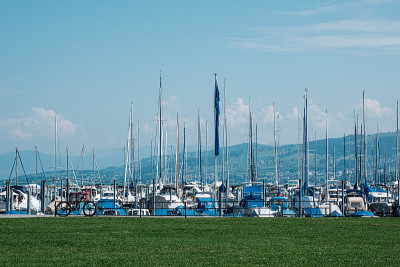 Marina, Arbon, Thurgau州，瑞士，