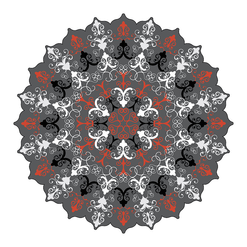 Flower of Lys mandala