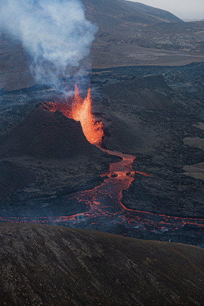 Geldingadalur火山，冰岛