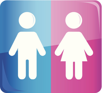 可爱的男向量和女向量