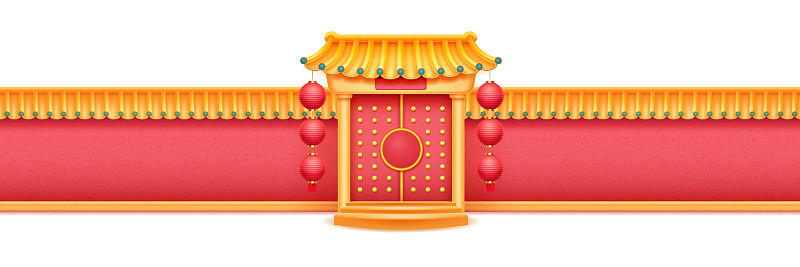 宝塔中国日本殿有柱，墙顶