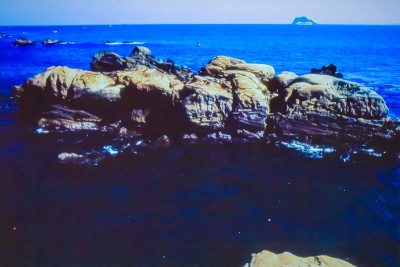 台湾北部海岸风光，野柳海岸线