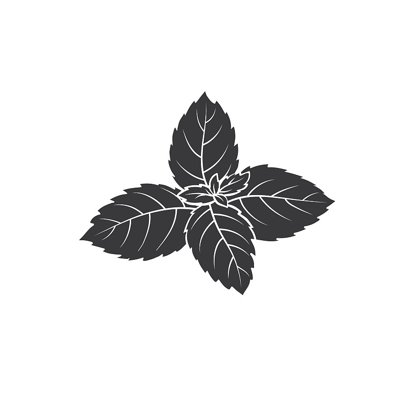 薄荷字形图标