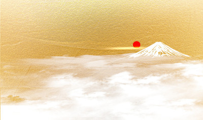 富士山日式风格背景