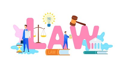 国际法网横幅平面矢量模板