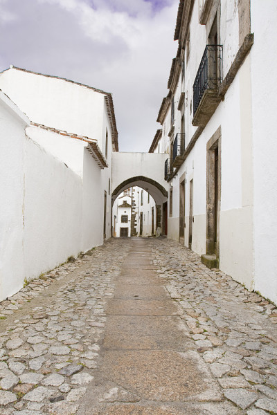 Castelo de Vide典型的房子
