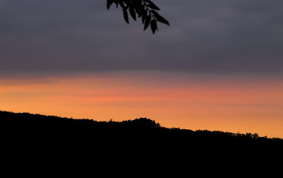 山巅的夕阳