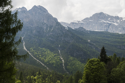 阿尔卑斯山的风景