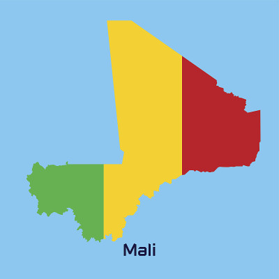 马里矢量地图