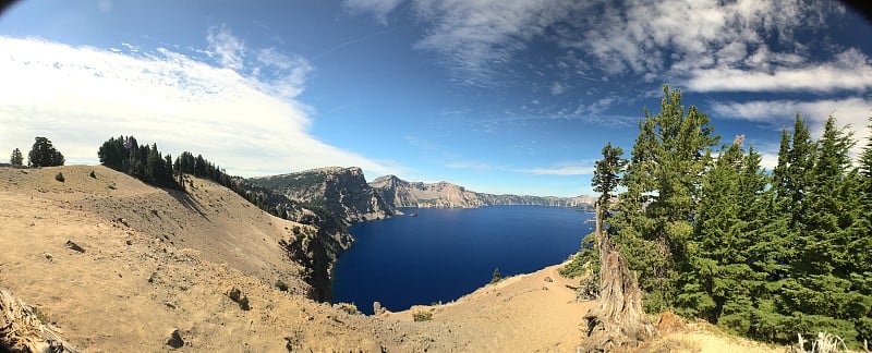 火山口湖国家公园-东侧环景-超广角全景