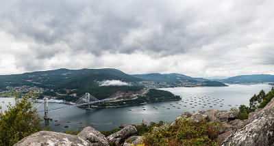 西班牙加利西亚的Ria de Vigo