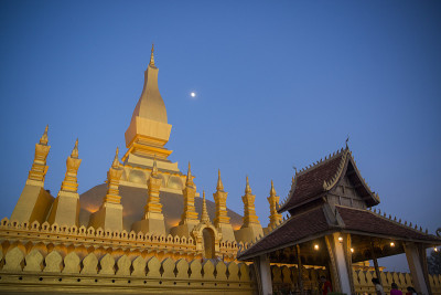 老挝万象pha that luang