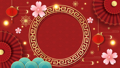 中国节日的背景图形