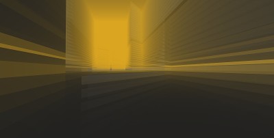 3D插图建筑透视线