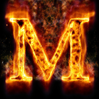 火字母M