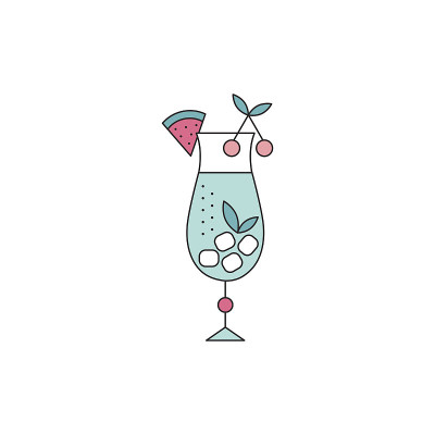鸡尾酒行图标
