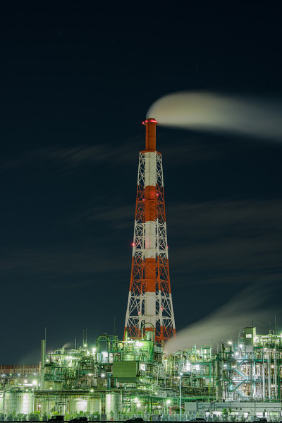 Yokkaichi工厂夜景