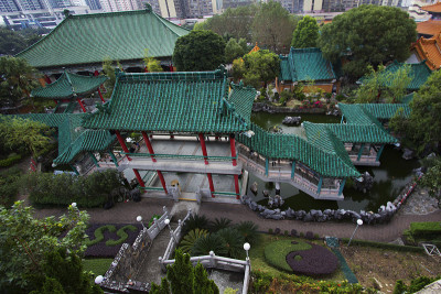 香港。黄大仙庙。风景。