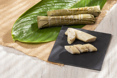 椰味白玉米面包-以玉米面团为原料的土产食品