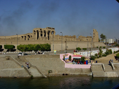 上埃及。Kom Ombo, Sobek and Haroeris (Horus)神庙