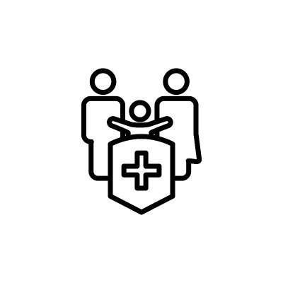 保险图标，标志设计模板