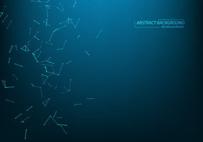 Networking connection concept abstract technology.