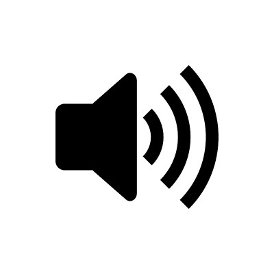 扬声器音量图标