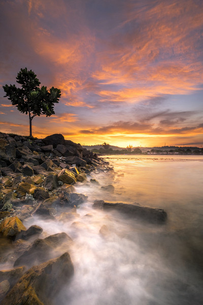Selaki Beach, Lampung, South Sumatra