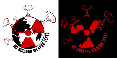 test nuclear weapons on the planet. Protest agains