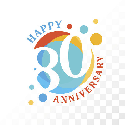 80周年纪念徽章。