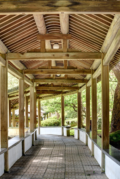 中式古典建筑廊道