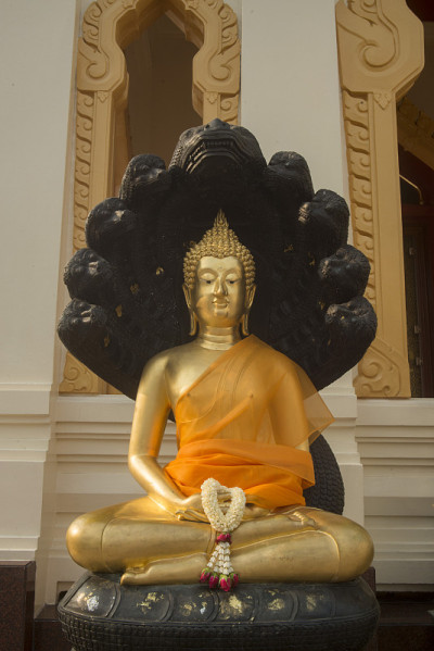 亚洲泰国曼谷中国城wat traimit