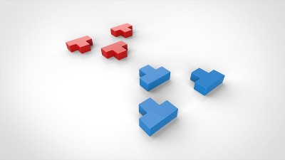 平等的3 d渲染
