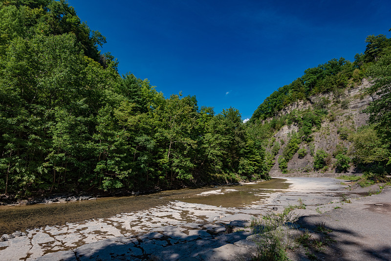 Taughannock瀑布峡谷