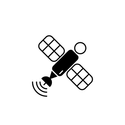 卫星图标矢量图