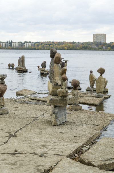 2017 Inukshuks在Remics Rapids