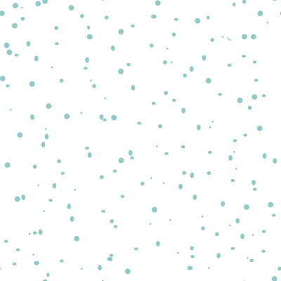 手绘冬季无缝图案与雪花