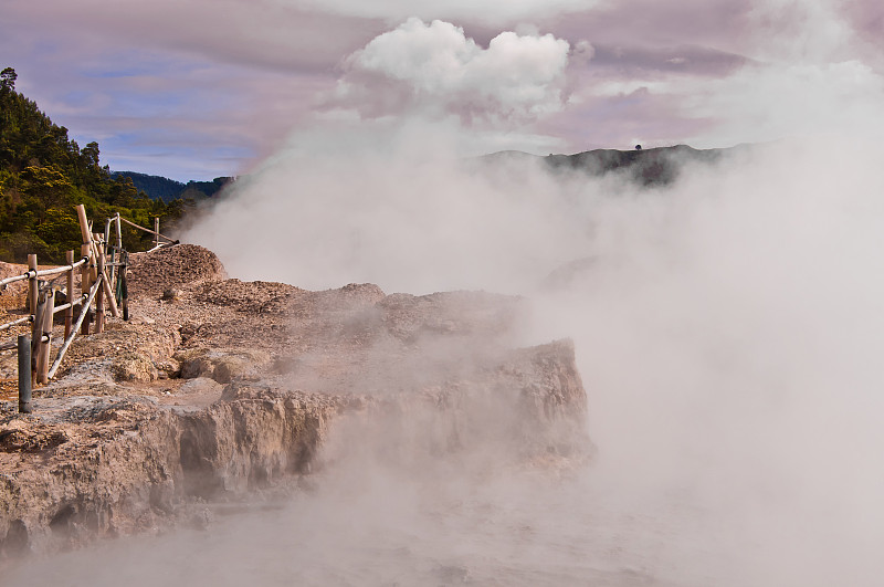 泥火山高原Dieng国家公园，爪哇，印度尼西亚