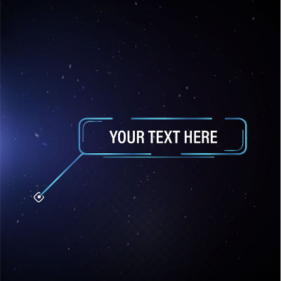 未来风格的领导人callout HUD。适用于框架布局的现代数字模板。信息呼叫和箭头。图形集合元素的