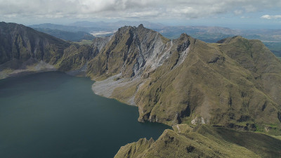 Pinatubo火山口湖，菲律宾，吕宋岛