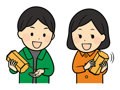 插图画omikuji，一个幸运的东西