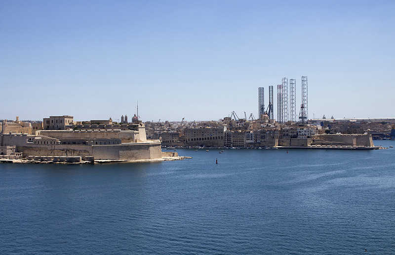 View of Valletta city in Malta.