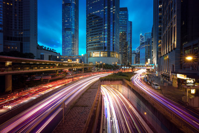 香港城市夜景