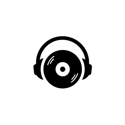 耳机音乐logo模板设计