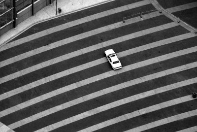 大条纹，小车