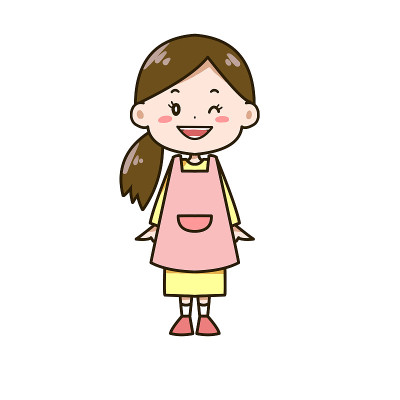 一个女人眨眼的插图