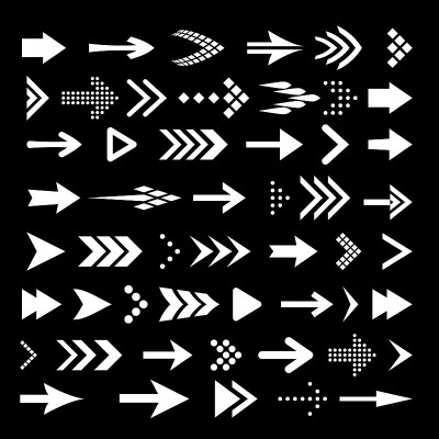 White Arrows