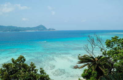 白沙，热带海滩和珊瑚礁泻湖天堂