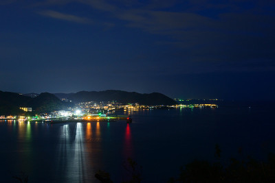 日本神奈川祖志和叶山夜景